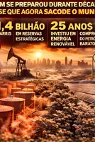 China has accumulated up to 1.4 billion barrels of oil in strategic reserves, invested 25 years in renewable energy, and purchased 80% of cheap Iranian oil: how Beijing has prepared for decades for the crisis that is now shaking the world. 