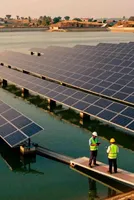 Millions of Indian reservoirs sat idle for decades, and now engineers are turning them into floating power plants 