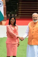 Who is the Indian guru Venezuelan acting President Delcy Rodriguez follows? 