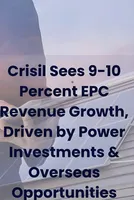 Power Sector to Drive 9-10 Percent Revenue Growth for Large EPC Companies: Crisil