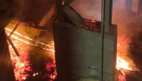 Major accident averted after Molten steel spill at Vizag Steel Plant