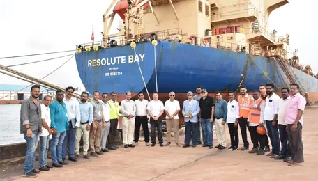 NMPA handles maiden steel grade pig iron cargo