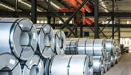 What actions have construction steel mills taken during the "peak-to-off-season" demand transition?
