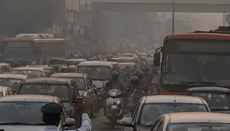 Delhi AQI Turns Poor as GRAP-1 Brings Construction and Fuel Curbs