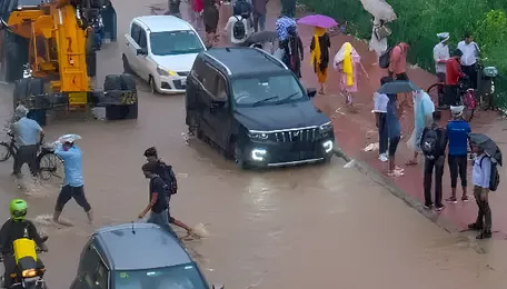 Gurugram Waterlogging Hotspots Expose Urban Drainage Stress