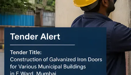 Government of Maharashtra invites tender for G.I. door fixing in E Ward areas
