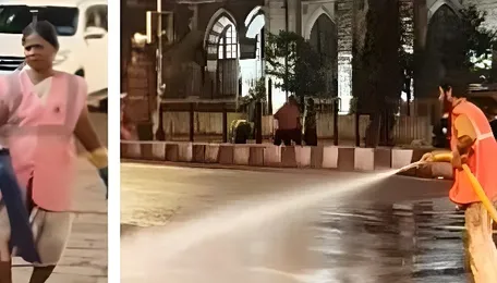 Navi Mumbai Chief Conducts Surprise Inspection Of Seawoods Road Works, Orders Swift Completion