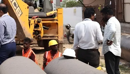 Chennai Pipeline Work Raises Civic Service Concerns