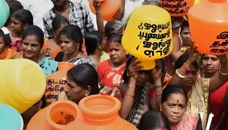 Chennai Suburb Faces Protest Over Water Tariffs