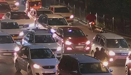 North Delhi Streets See Traffic Enforcement Surge