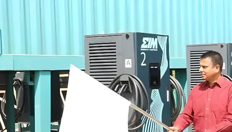 Energy In Motion starts operations at India’s largest battery swapping, charging hub for heavy vehicles in J N Port