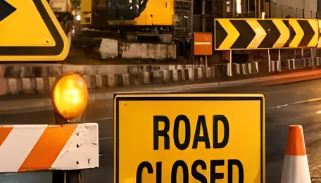 Traffic Diversions on OMR for Metro Rail Works 
