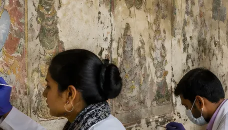 Amer Fort Murals Get Rs 2.32 Crore Scientific Restoration