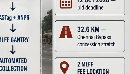 Chennai Bypass Barrier-Free Tolling Enters Procurement As Access Upgrades Advance