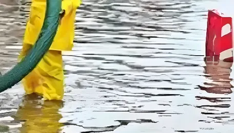 Chennai Authorities Examine Flood-Prone Rainwater Vent Beneath Thiruneermalai Bypass Road