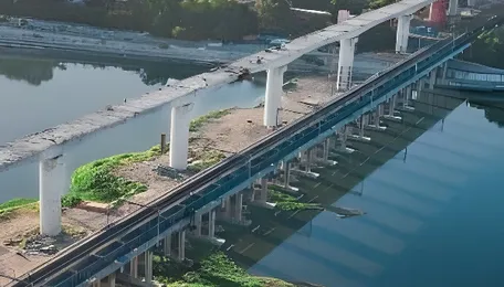 Ahmedabad-Mumbai Bullet Train Project: 480-Metre Sabarmati River Bridge Completed In Ahmedabad 