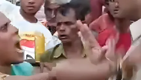 UP Cops Lathicharge Women Protestors Demanding Compensation For Family Of Young Man Who Died From 