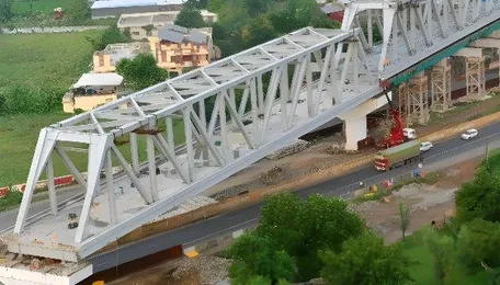 11th steel bridge installed for Mumbai-Ahmedabad bullet train 