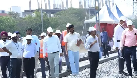 Chief commissioner of railway safety inspects tracks, bridges at Jammu division's Bajalta section 