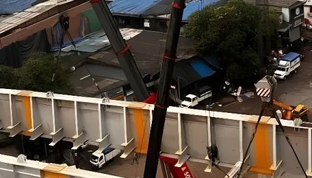 MMRDA Installs 56-Metre Steel Span Achieving 84.5 Percent Progress