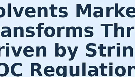 Solvents Market Transforms Through 2035, Driven by Stringent Global VOC Regulations 