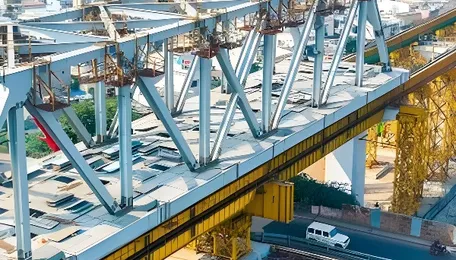 70-metre bridge for bullet train installed over flyover in Ahmedabad: Steel structure above Ghodasar’s Cadi... 