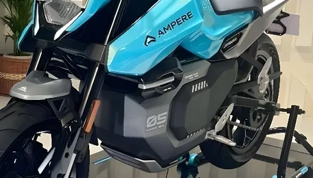 Ampere Xyber Electric Motorcycle Design Patent Filed in India 