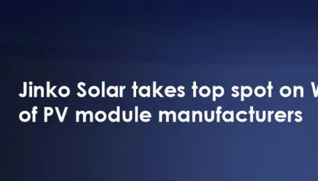 JinkoSolar takes Top Spot on WoodMac’s list of PV Module Manufacturers