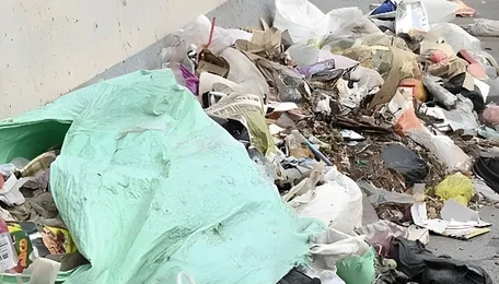 Bengaluru Footpaths Continue To Double As Garbage Hubs