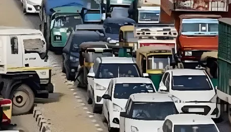 Delhi Mukarba Chowk Underpass Nears Traffic Opening