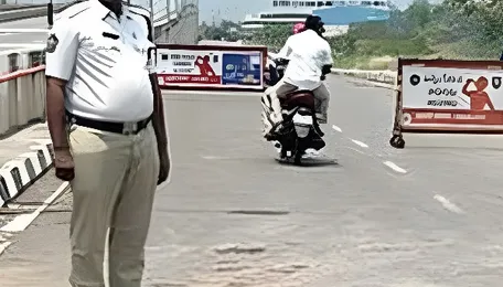 Barricades installed at west bypass to prevent mishaps 