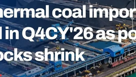 India: Thermal coal imports may rebound in Q4CY'26 as power plant stocks shrink 