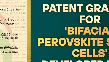 Coal India Gets Patent for Bifacial Perovskite Solar Cells with IIT Bombay 
