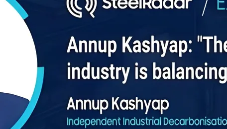 Annup Kashyap: "The biggest challenge for India's steel industry is balancing growth with decarbonization." 