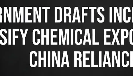 Government Drafts Incentives to Diversify Chemical Exports, Curb China Reliance 