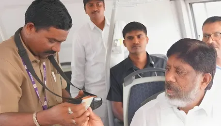 Bhatti travels by Metro, RTC bus to review common pass facility 
