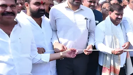 Sridhar Babu inaugurates Shastripuram ROB 