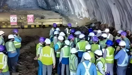 Ahmedabad Mumbai Line Marks Tunnel Milestone