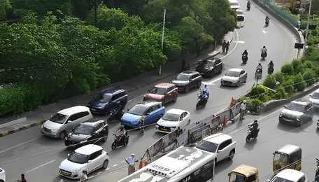 Hyderabad KBR Park Traffic Shows Early Signs Of Easing