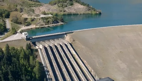 Hydro-electric storage 20% above average 