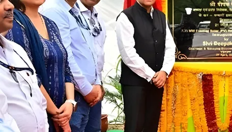 GAIL CMD Deepak Gupta Reviews Vijaipur Operations, Launches Floating Solar Power Project 