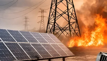 India's $55 Billion Green Energy Pipeline Faces Climate Damage