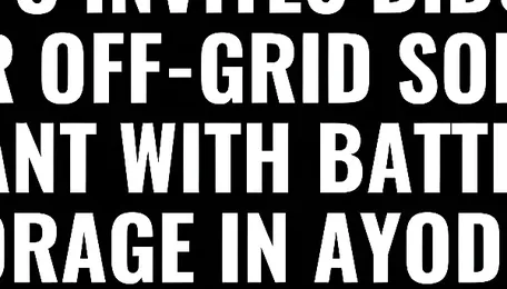 Bid Invitation for 50 kW Solar PV Plant in Ayodhya 