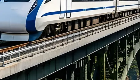 Vande Bharat Crosses Chenab, Anji Bridges at 100 kmph 