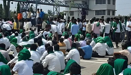 Farmers block PB Highway over sugarcane price demands 