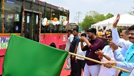 Rajasthan CM flags off electric buses under PM e-Bus Sewa scheme 