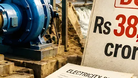 Rs 38,536-Crore dues put lift irrigation at risk 