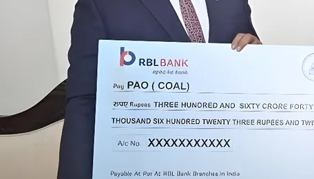 Cmd Nlc India Limited Hands Over ₹360 Crore Interim Dividend To Honourable Minister Of Coal and Mines, Shri G. Kishan Reddy Garu 