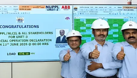 NLC India-backed NUPPL Has Declared The COD Of Unit-3 Of The Ghatampur Thermal Power Project, Making The Entire 1,980 MW Supercritical Thermal Power Plant Fully Operational And Boosting India's Energy Security 