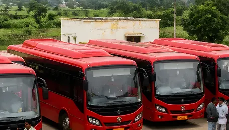 Manchar ST Depot Gets Five New Buses as Rural Fleet Expands